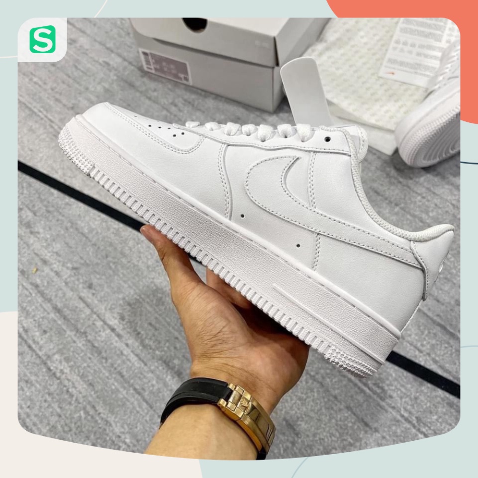 Giày _Nike Air Force 1 All White , Giày AF1 Full Trắng Nam Nữ Bản Cao Cấp Đủ Size 36-44 Cân Mọi Outfit