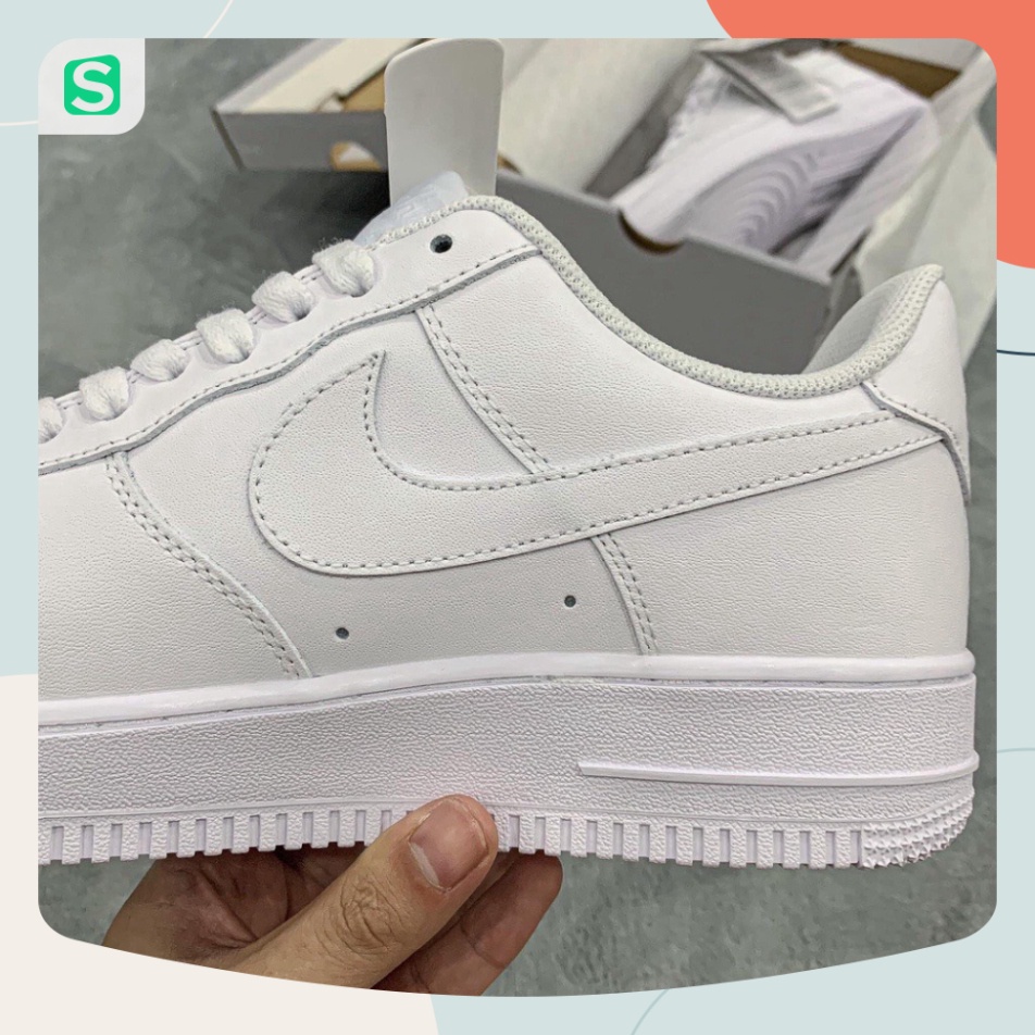 Giày _Nike Air Force 1 All White , Giày AF1 Full Trắng Nam Nữ Bản Cao Cấp Đủ Size 36-44 Cân Mọi Outfit