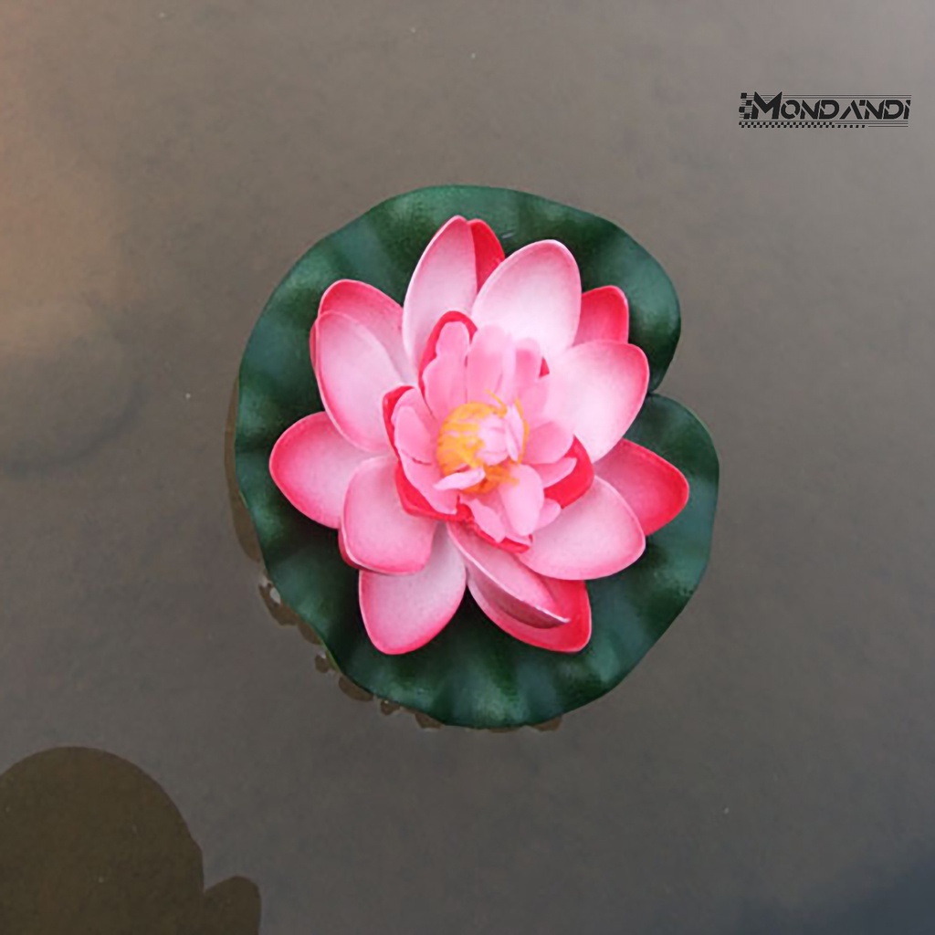 Mondandi  1pc mô phỏng hoa sen mini trang trí bể cá trong nhà ao nhân tạo