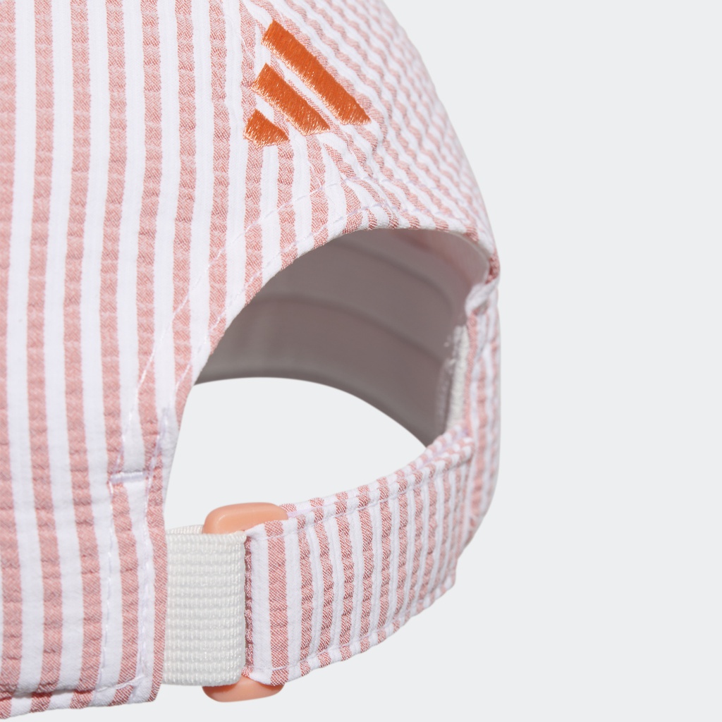 Adidas Đánh gôn Mũ Lưỡi Trai Vải Sọc Nhăn Nữ trắng HT5771