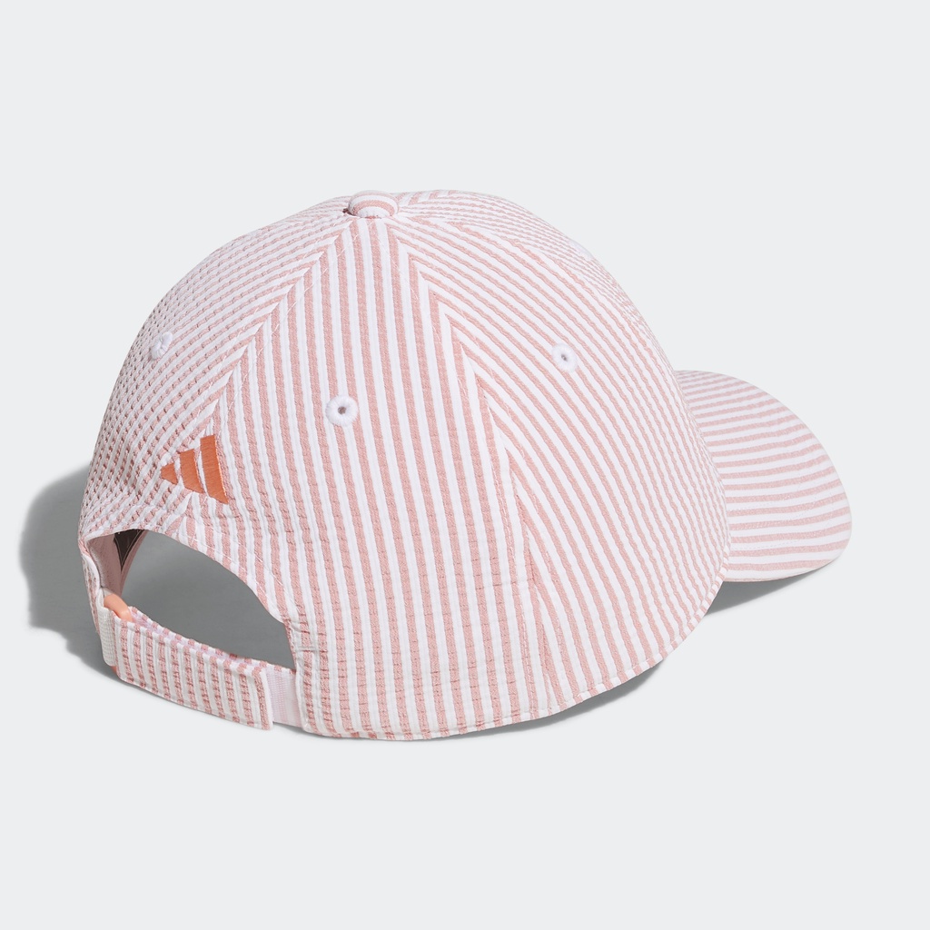 Adidas Đánh gôn Mũ Lưỡi Trai Vải Sọc Nhăn Nữ trắng HT5771