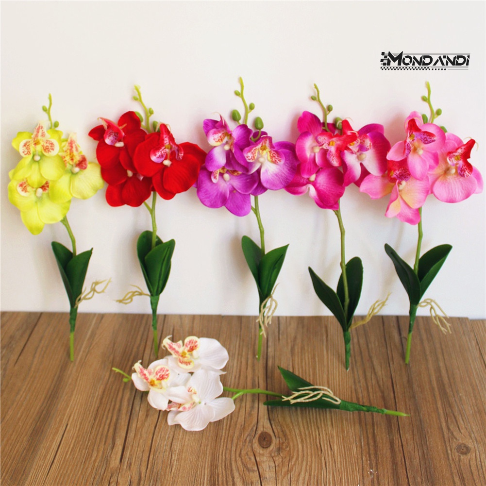 Mondandi  1 Bó Hoa Lan Giả Trang Trí Nhà Cửa Sân Vườn