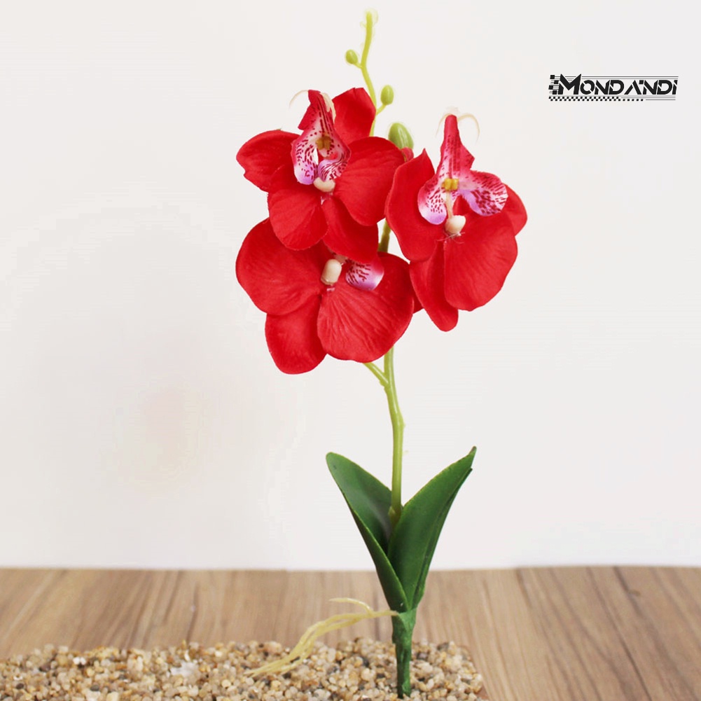 Mondandi  1 Bó Hoa Lan Giả Trang Trí Nhà Cửa Sân Vườn