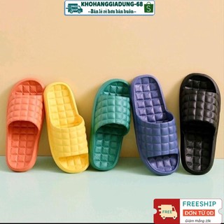 ❣ FREESHIP ❣ Dép Xốp Lê Đi Trong Nhà Tắm, Khách Sạn 4 Mùa Siêu Nhẹ, Hình Ô Vuông Chống Trơn Trượt