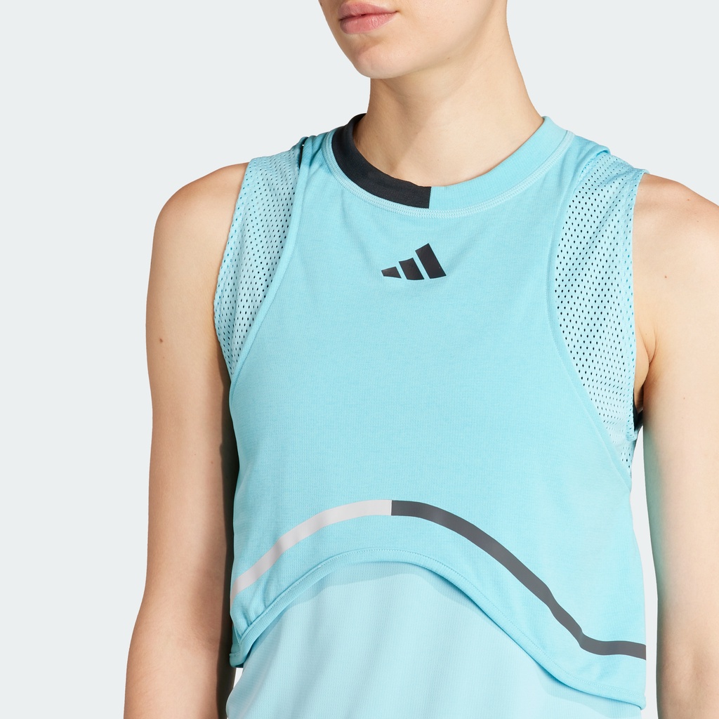 Adidas Quần vợt Áo Tank Top Thi Đấu Tennis HEAT.RDY Nữ Ngọc lam IL9597