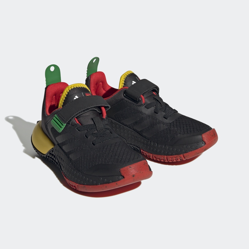 adidas Chạy Giày adidas DNA x LEGO® Có Dây Giày Co Giãn Và Quai Dán Trẻ em Đen HQ1311