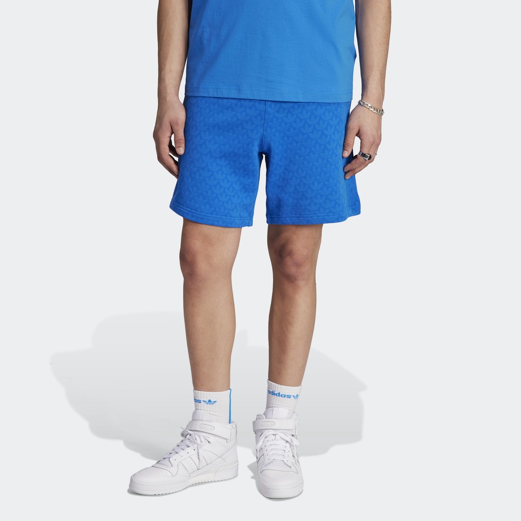 Adidas Phong cách sống Quần Short Monogram Graphic Nam Màu xanh da trời IL5135