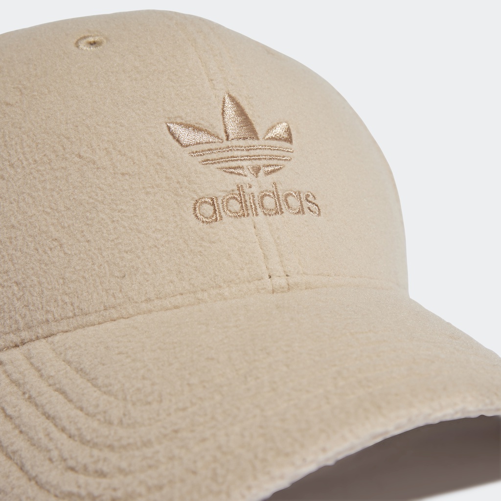 Adidas Phong cách sống Mũ Bóng Chày Mùa Đông Ba Lá Classic Adicolor Unisex Be HL9333