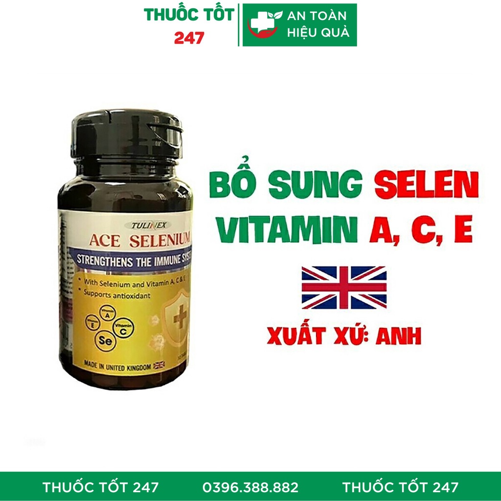 Bổ Sung Selen Và Vitamin A, C, E Giúp Tăng Đề Kháng, Nâng Cao Sức Khoẻ Ace Selenium – Thuốc Tốt 247
