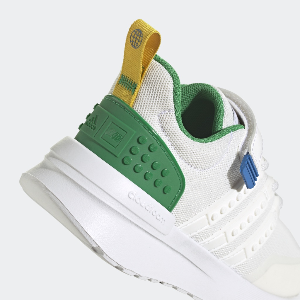 Adidas Chạy Giày adidas x LEGO® Racer TR21 Dây Co Giãn và Quai Dán Trên Trẻ em trắng HQ1315