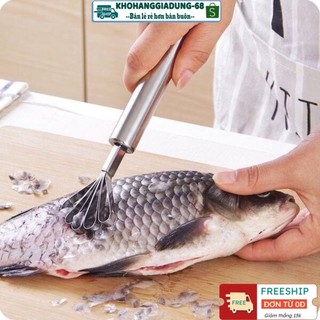 ❣ FREESHIP ❣ Dụng cụ đánh vảy cá , nạo dừa siêu tốc bằng thép không gỉ