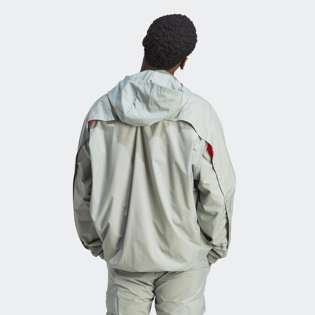 Adidas Phong cách sống Áo Gió Premium Escape City Nam màu xanh lá IC3725