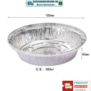 ❣ FREESHIP ❣ Sét 10 Bát Giấy Bạc Lót Nồi Chiên Không Dầu Đủ Kích Thước