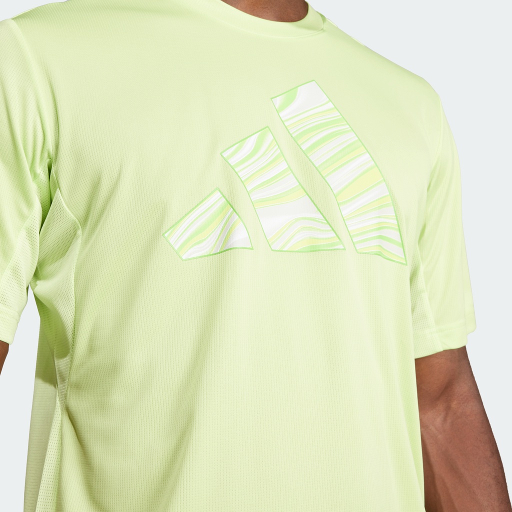 Adidas Tập luyện Áo Thun Tập Luyện Graphic Slogan HIIT Nam màu xanh lá IM1133