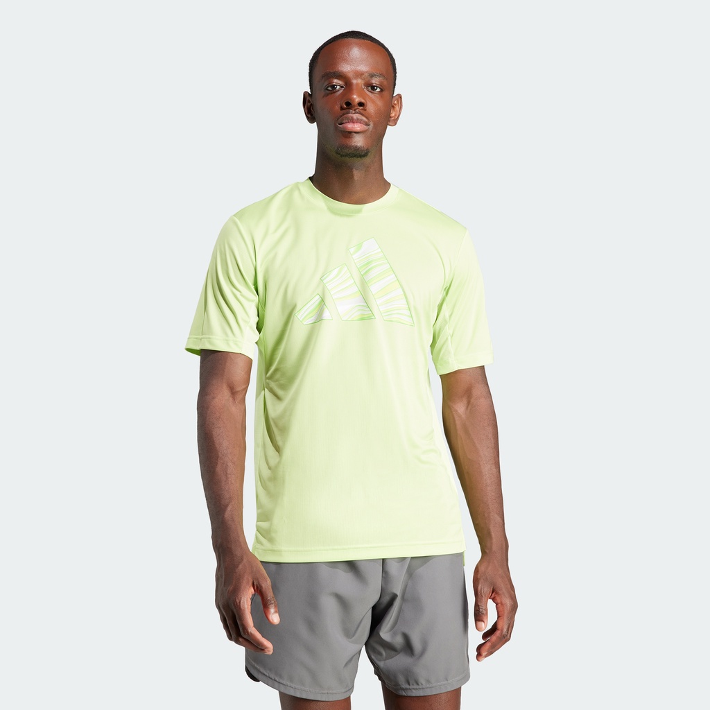 Adidas Tập luyện Áo Thun Tập Luyện Graphic Slogan HIIT Nam màu xanh lá IM1133