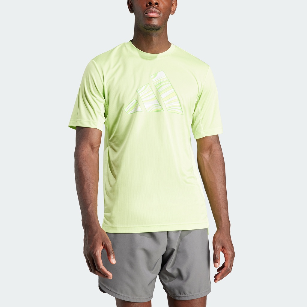 Adidas Tập luyện Áo Thun Tập Luyện Graphic Slogan HIIT Nam màu xanh lá IM1133