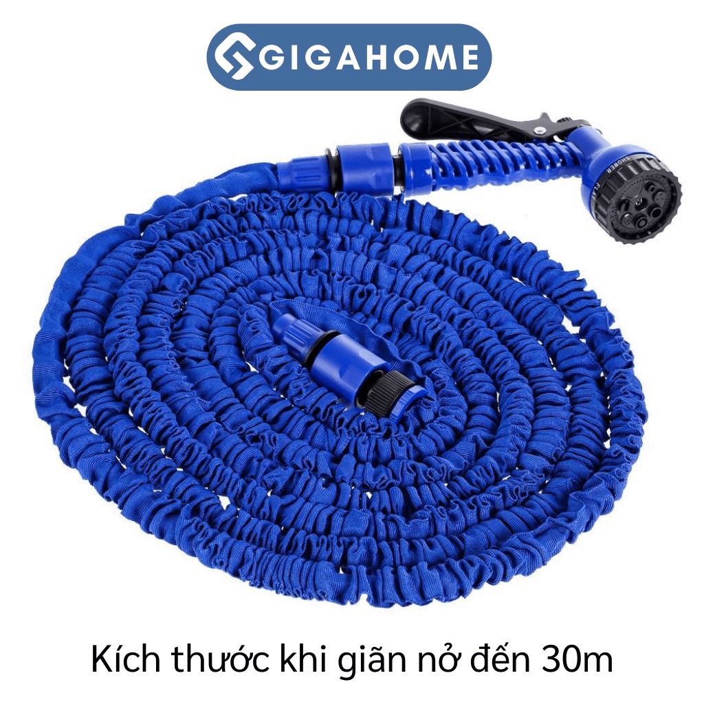 Vòi Phun Nước Tưới Cây, Rửa Xe Tăng Áp Giản Nở 30M GIGAHOME Nhiều Chế Độ Nước 2131