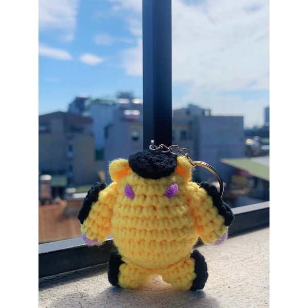 Móc chìa khoá Wingman móc len. Nhận móc chữ theo yêu cầu