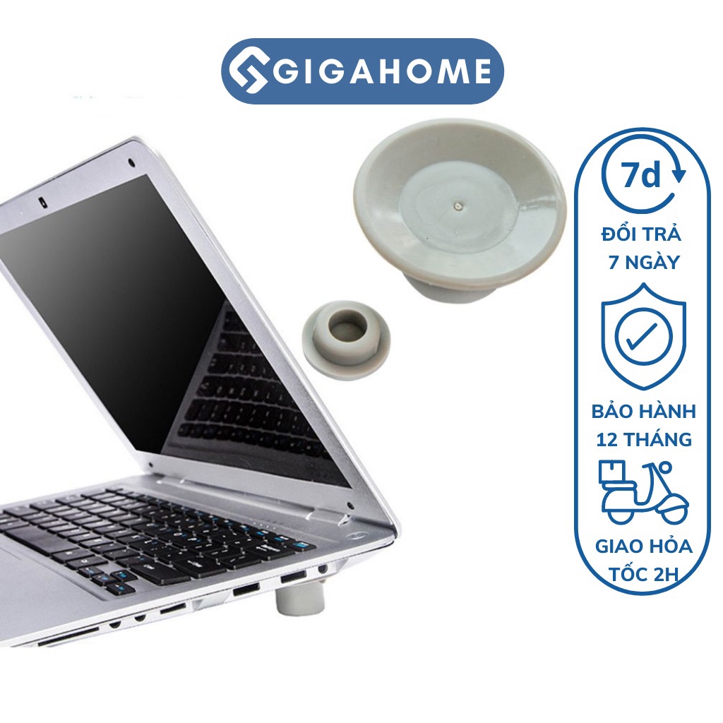 Bảo Vệ Laptop Với Bộ 4 Nút Silicone Kê Chân Chống Nóng, Tản Nhiệt GIGAHOMEVN 4858