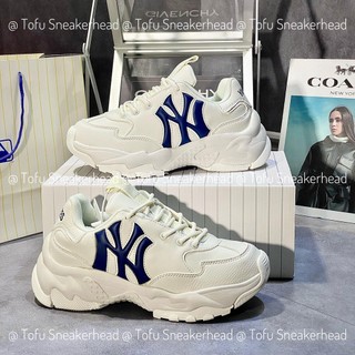  Giày MLB New York Yankees White Chữ Xanh  Giày MLB chữ NY NAVY hót 2023 