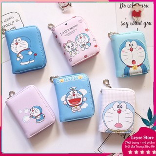 Ví mini cute họa tiết doremon siêu cute nhỏ gọn bỏ túi tiện lợi