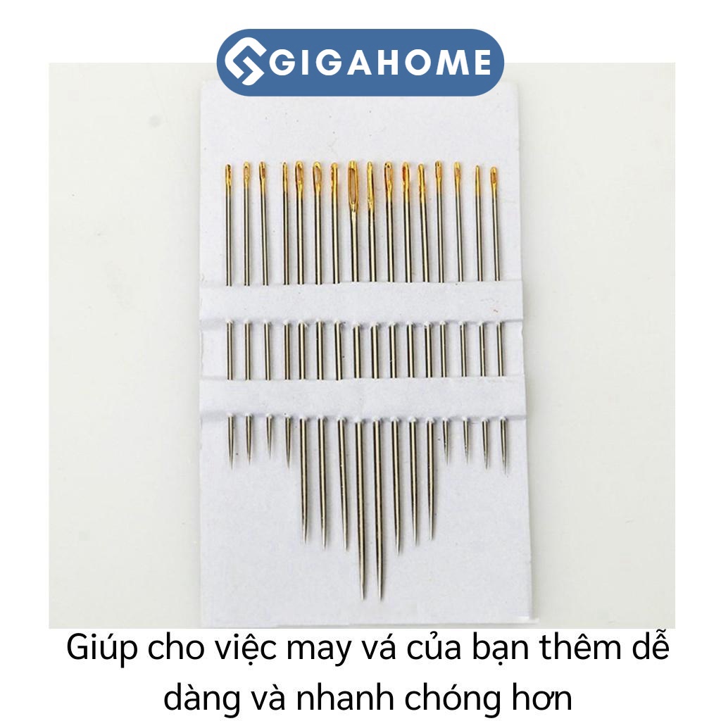 Set 16 Mũi Kim May Vá Quần Áo GIGAHOME Nhiều Size, Chuyên Dụng 5988