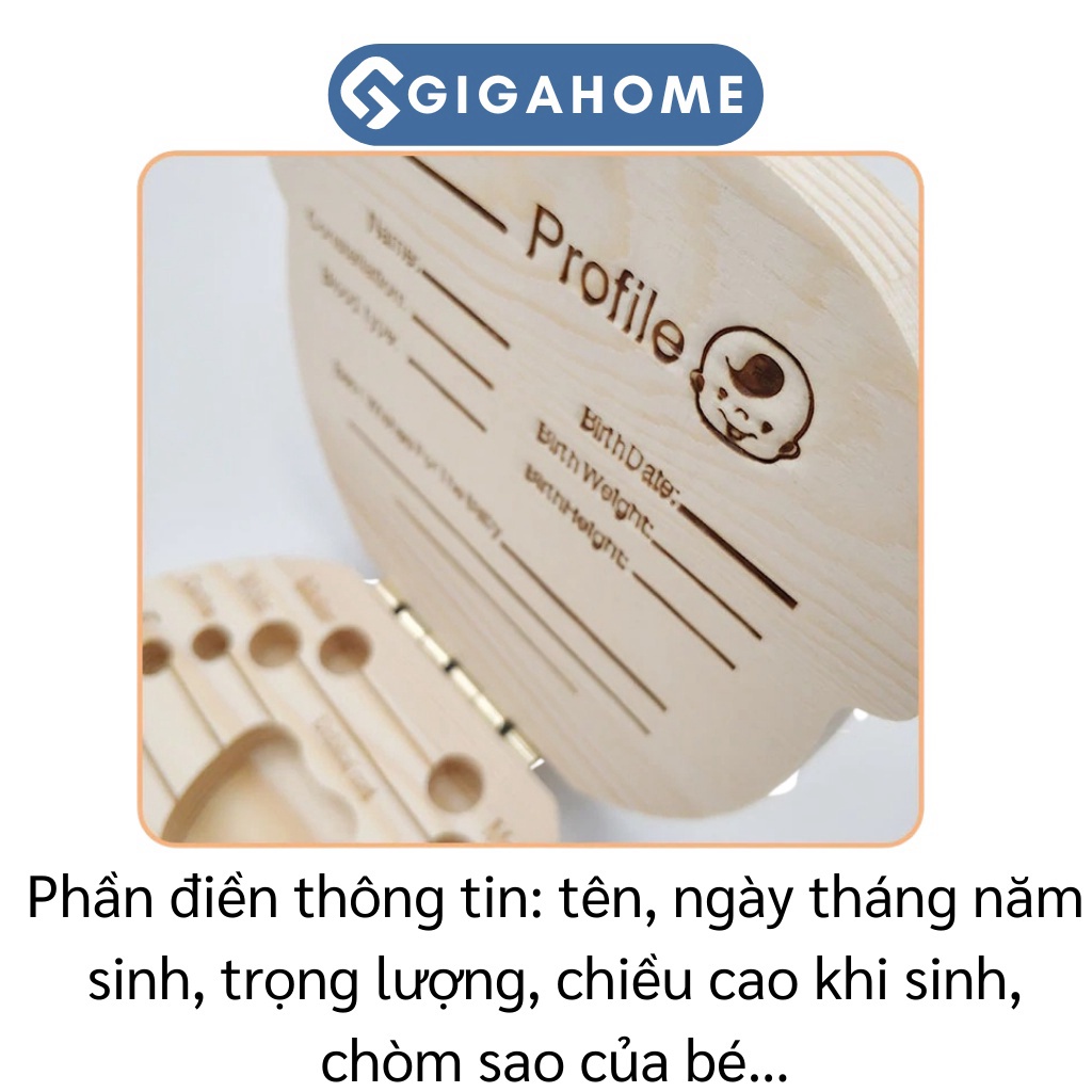 Hộp Đựng Răng Sữa Cho Bé GIGAHOMEVN - Kỷ Niệm Đáng Nhớ, Quan Trọng Trong Tuổi Thơ 4114