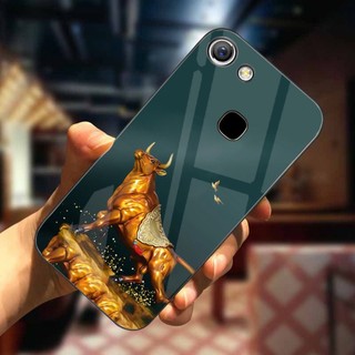 Ốp Lưng Smartphone Vivo V7, V7+  Mặt Kính Sáng Bóng, Cao Cấp Họa Tiết 555 Pro Floveme