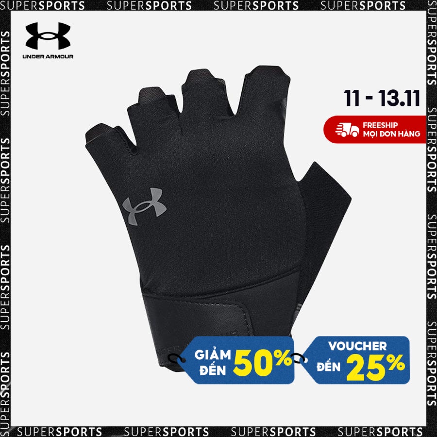 Găng tay thể thao nam Under Armour Half Finger - 1369826-044