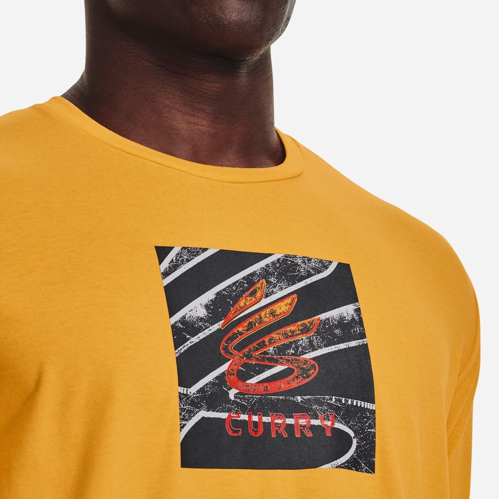 Áo thun thể thao nam Under Armour Curry Iron Box Logo - 1374211-782