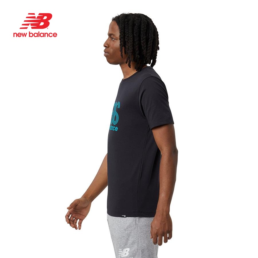 Áo thun thời trang nam New Balance APP T-SHIRT M BLACK - MT23906BK (form quốc t