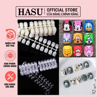Móng mẫu form vuông vẽ mẫu - vẽ hoạt hình - làm mẫu nail chuyên dụng