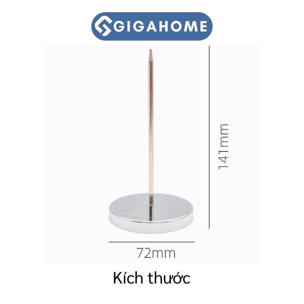 Cây Ghim Bill Giấy, Hóa Đơn GIGAHOME Bằng Inox Chất Lượng Cao 8237