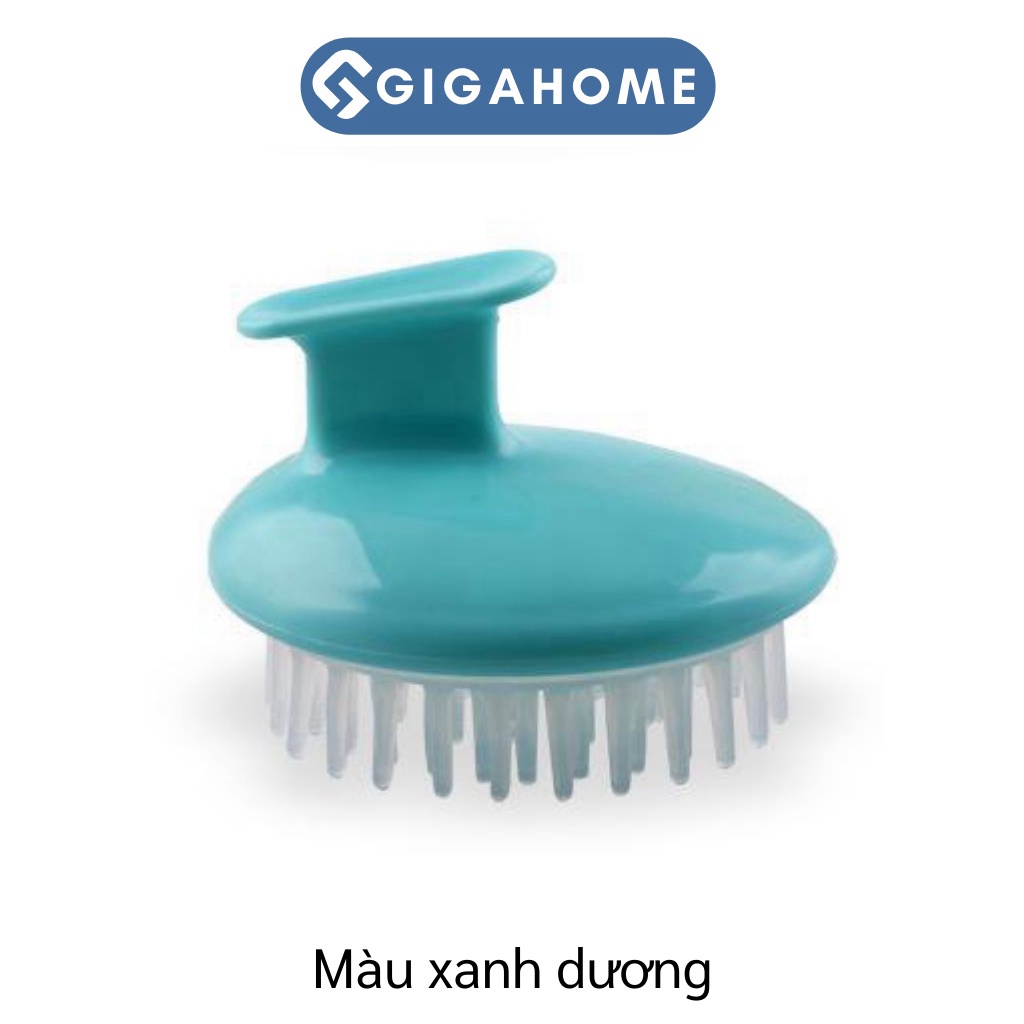 Lược Gội Đầu Silicone GIGAHOMEVN Massage Da Đầu, Tẩy Da Chết, Lưu Thông Máu Hiệu Quả 5772