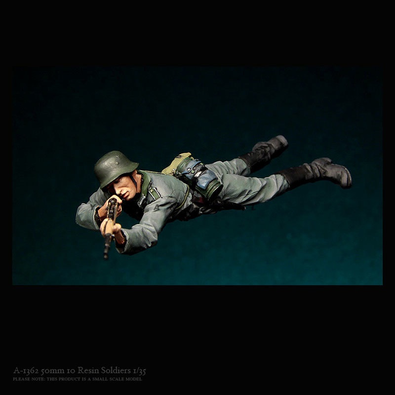 Bộ 10 Mô Hình Người Lính Châu Âu Tỉ Lệ 1: 35 Bằng Nhựa resin  a-1362
