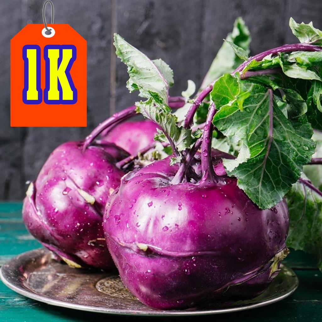 Hạt giống Su Hào Tím Nhập Khẩu Mỹ - 300 Hạt - Nảy mầm 95%