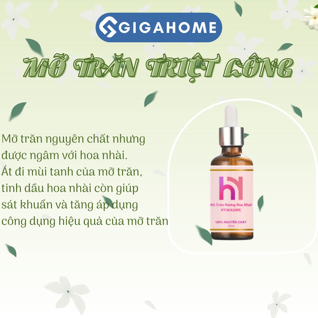 Mỡ Trăn Hoa Nhài Triệt Lông Nguyên Chất Dịu Vết Thương, Mờ Rạn Da GIGAHOMEVN 1097