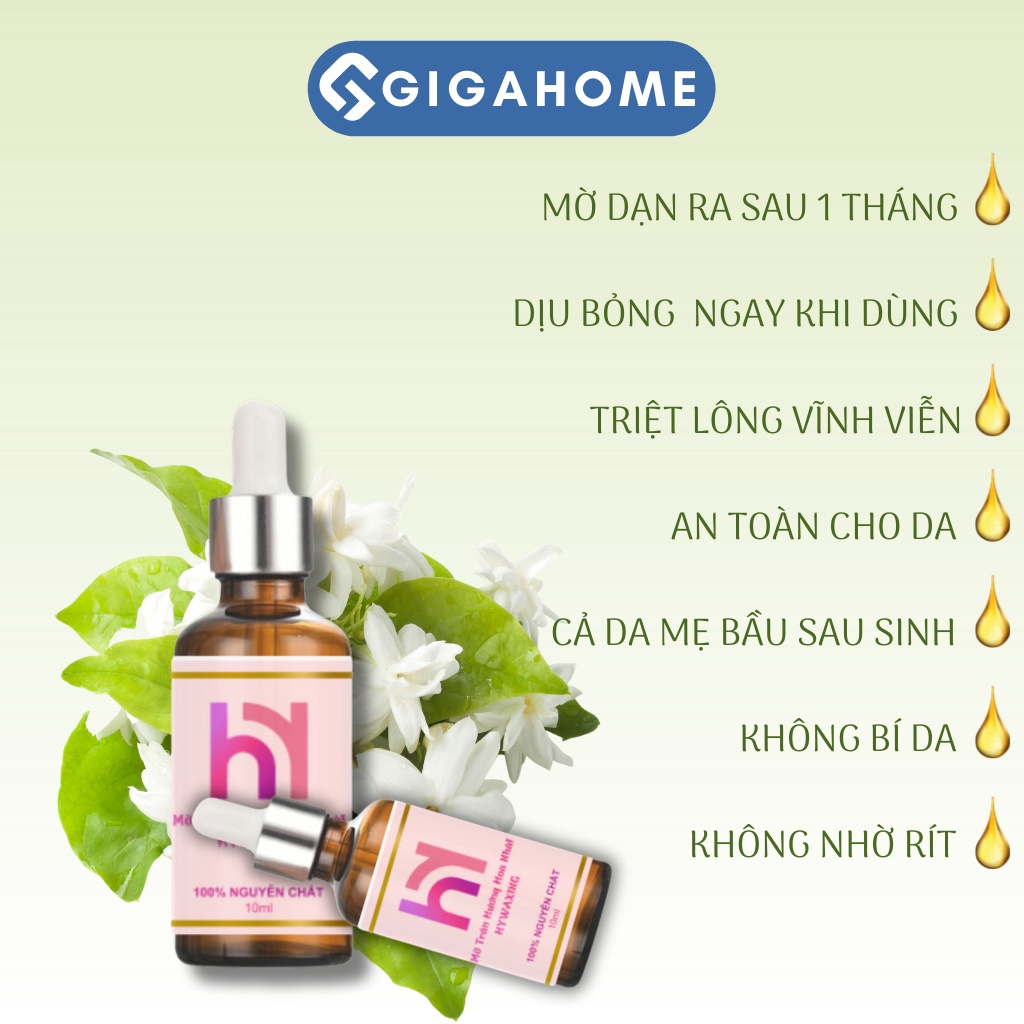 Mỡ Trăn Hoa Nhài Triệt Lông Nguyên Chất Dịu Vết Thương, Mờ Rạn Da GIGAHOMEVN 1097