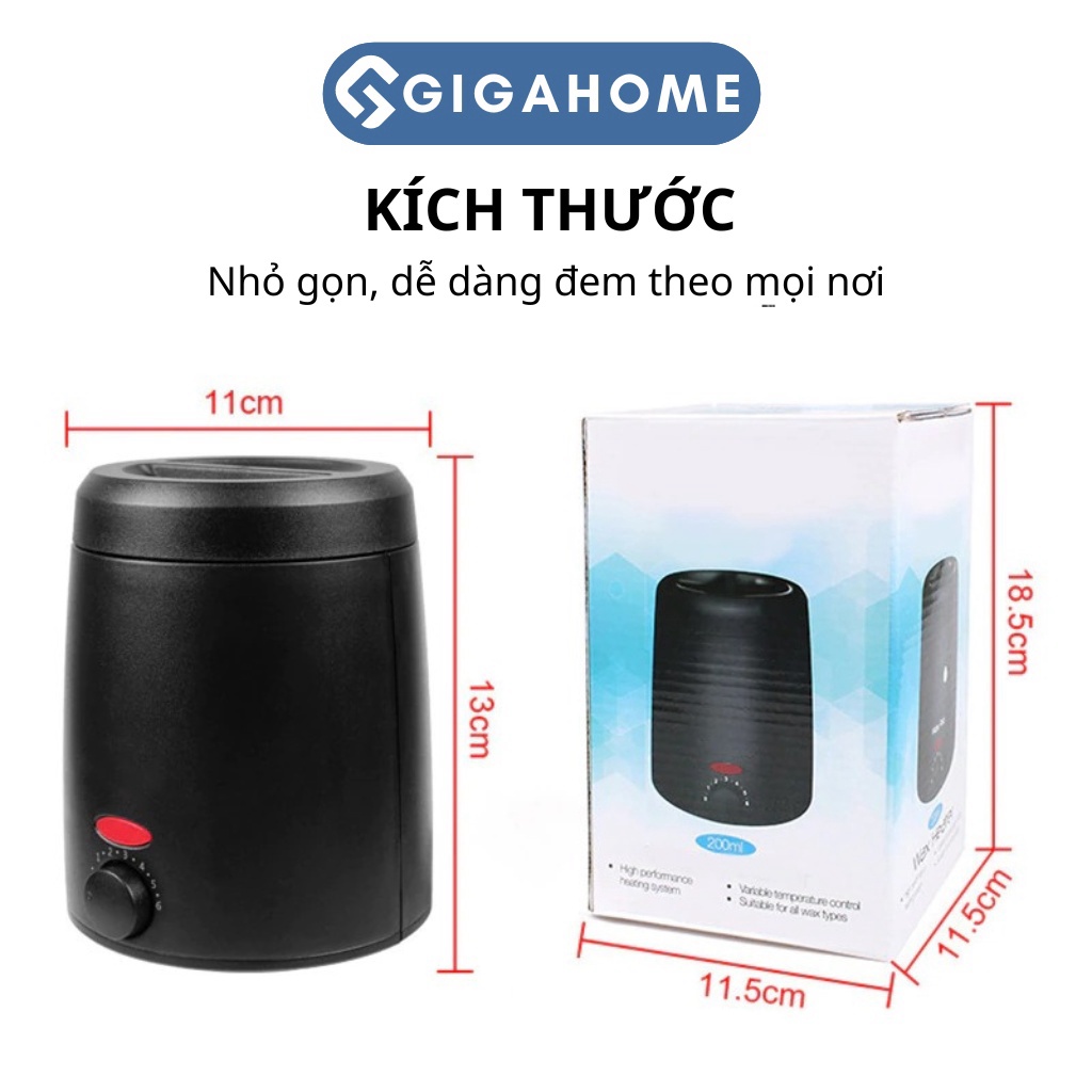 Máy Nấu Sáp Wax Lông Chuyên Dụng ProWax200 Mini Chống Dính 200ml GIGAHOME 1013