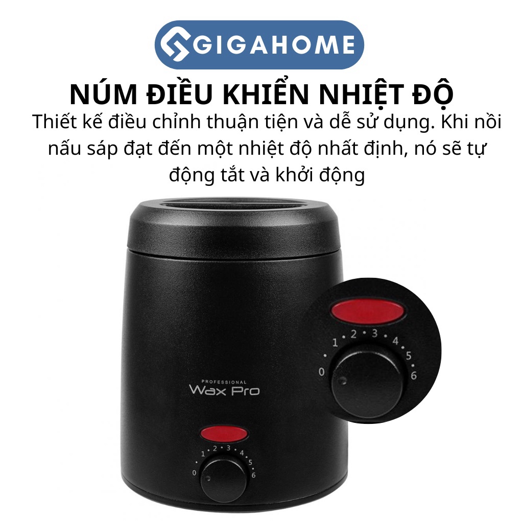 Máy Nấu Sáp Wax Lông Chuyên Dụng ProWax200 Mini Chống Dính 200ml GIGAHOME 1013