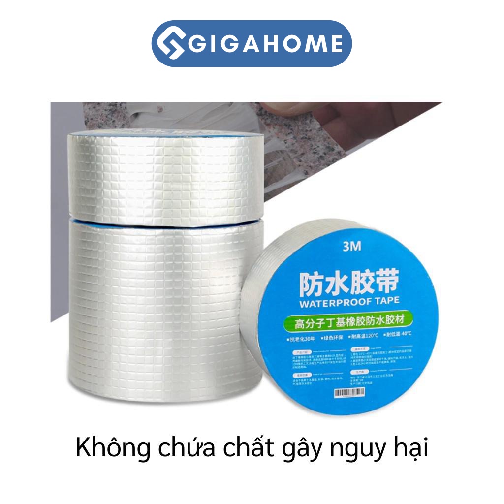 Băng Keo Chống Thấm Nước, Siêu Dính Trên Mọi Bề Mặt 5cmx5m GIGAHOMEVN 7442
