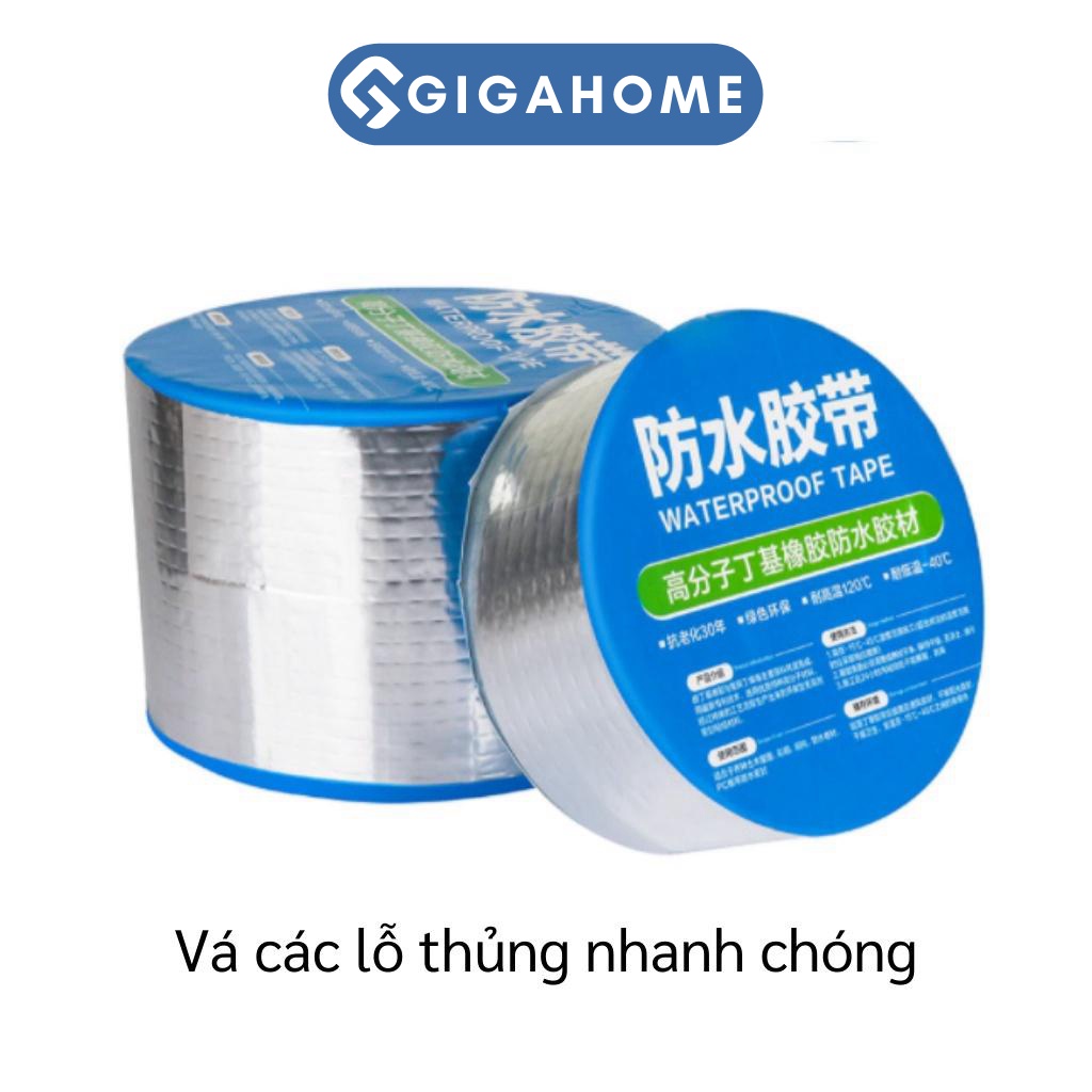 Băng Keo Chống Thấm Nước, Siêu Dính Trên Mọi Bề Mặt 5cmx5m GIGAHOMEVN 7442