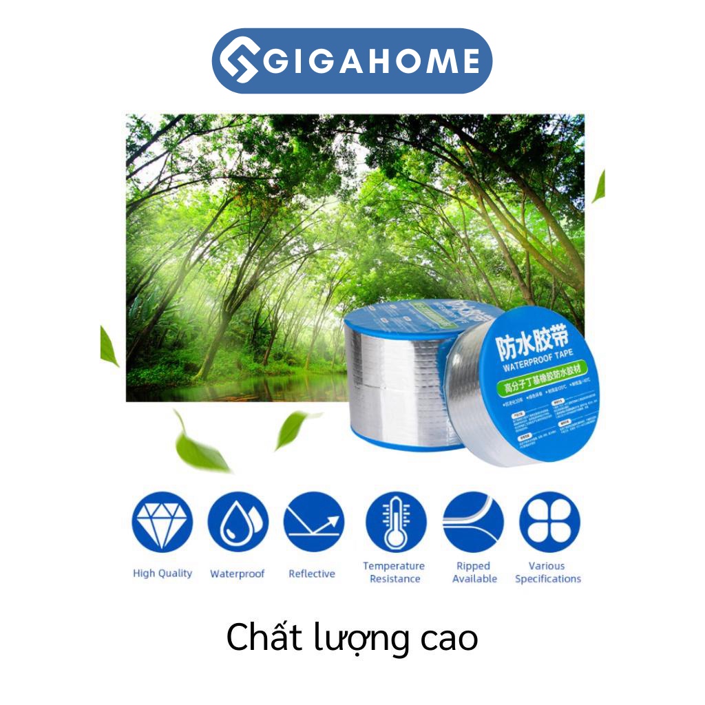 Băng Keo Chống Thấm Nước, Siêu Dính Trên Mọi Bề Mặt 5cmx5m GIGAHOMEVN 7442
