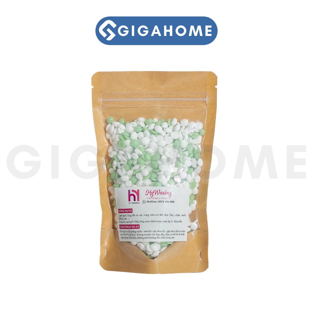 Sáp Wax Lông Mix Trà Xanh + Sữa Dừa Cao Cấp Siêu Dẻo Chuyên Wax Bikini GIGAHOME