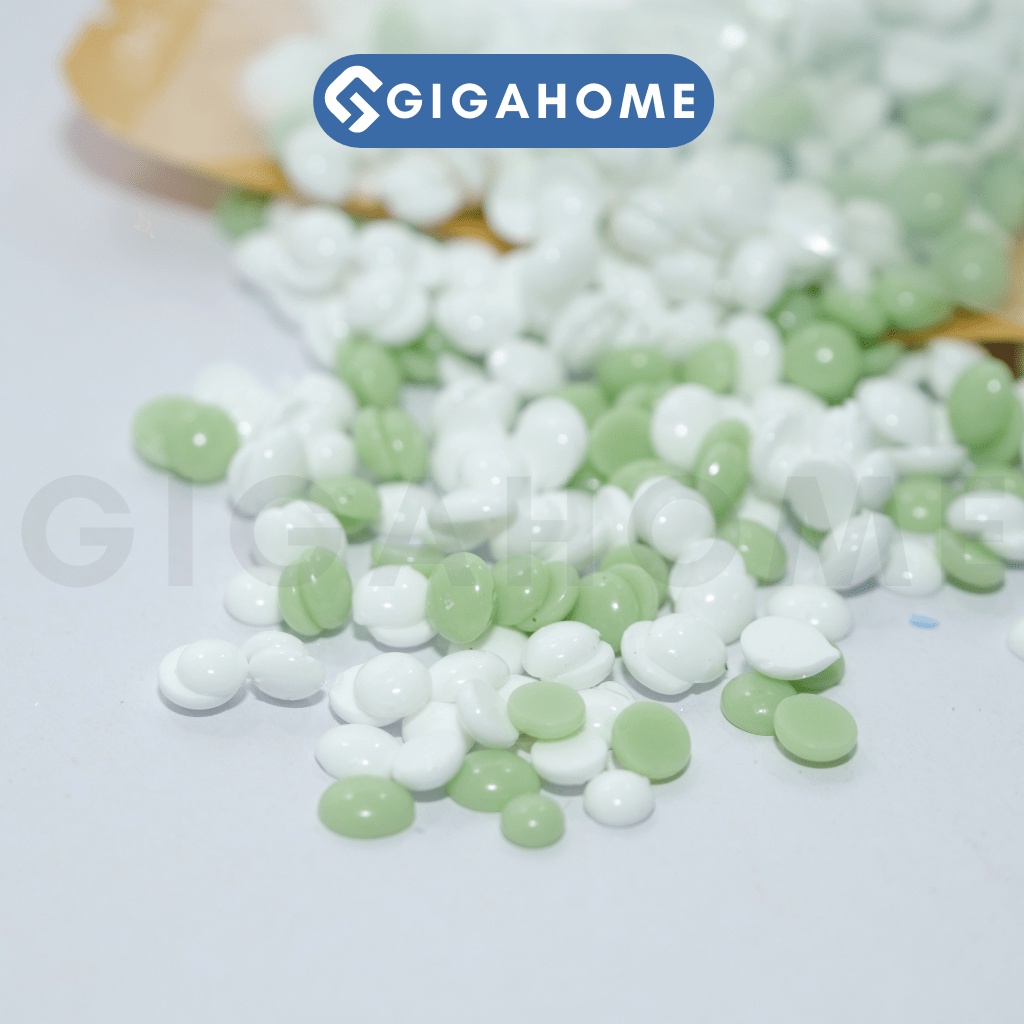 Sáp Wax Lông Mix Trà Xanh + Sữa Dừa Cao Cấp Siêu Dẻo Chuyên Wax Bikini GIGAHOME