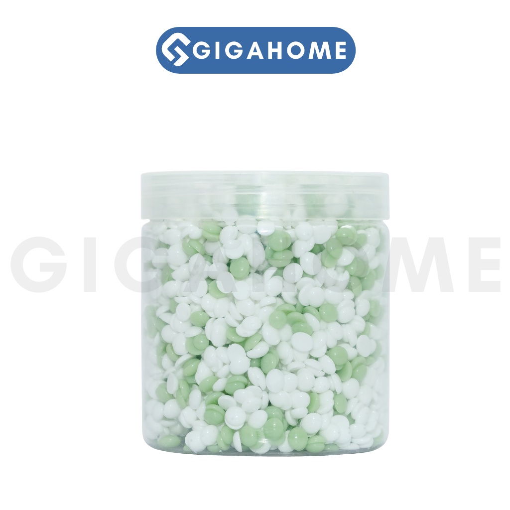 Sáp Wax Lông Mix Trà Xanh + Sữa Dừa Cao Cấp Siêu Dẻo Chuyên Wax Bikini GIGAHOME