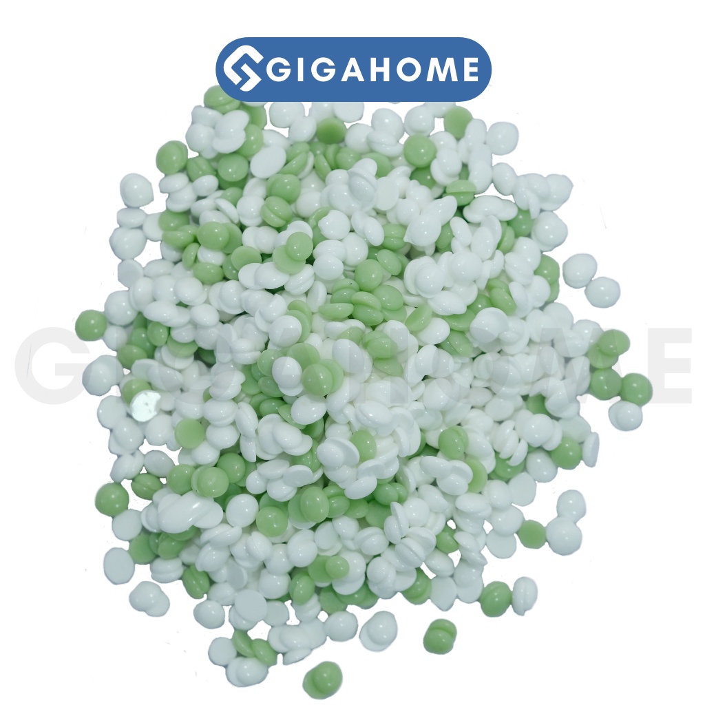Sáp Wax Lông Mix Trà Xanh + Sữa Dừa Cao Cấp Siêu Dẻo Chuyên Wax Bikini GIGAHOME