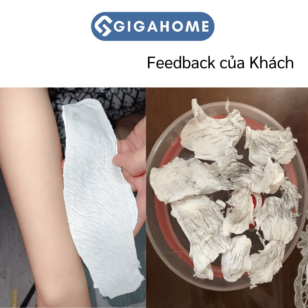 Sáp Wax Tẩy Sạch Lông Nhũ Ánh Tím Hương Kẹo, Siêu Bám Lông Cho Da Nhạy Cảm GIGAHOME 1010