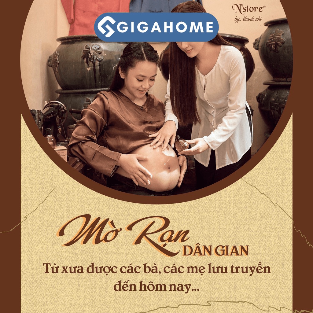 Mỡ Trăn Triệt Lông Nguyên Chất Mờ Rạn Da, Dịu Vết Thương 75gr GIGAHOMEVN 1012