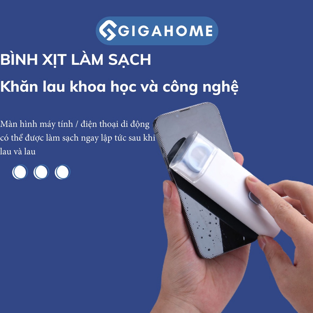 Dụng Cụ Vệ Sinh Tai Nghe Bàn Phím Máy Tính, Lau Màn Hình Hiệu Quả GIGAHOMEVN 11582